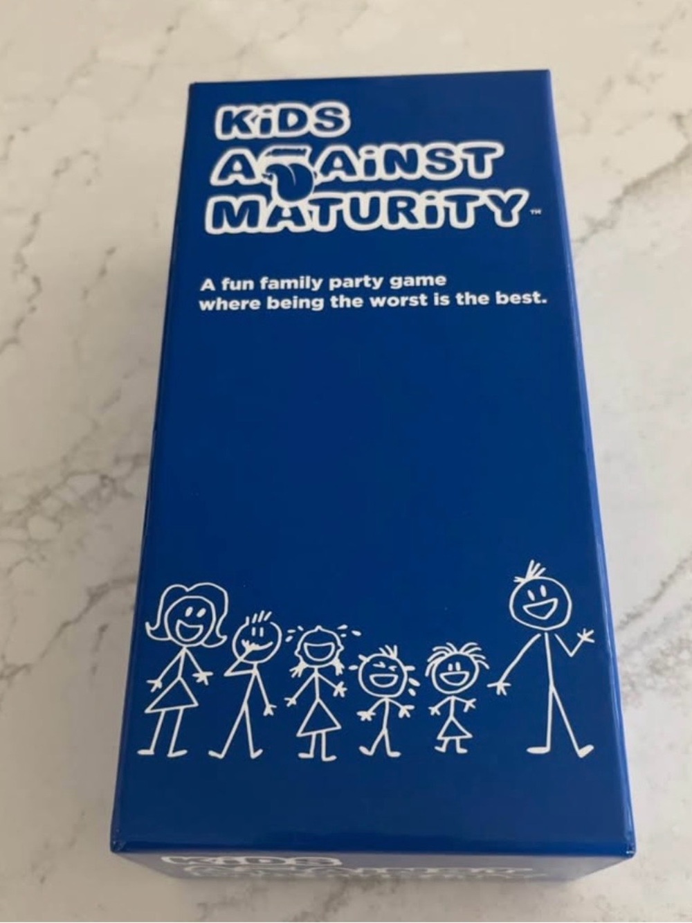 Kids Against Maturity Family Party Game - Blue